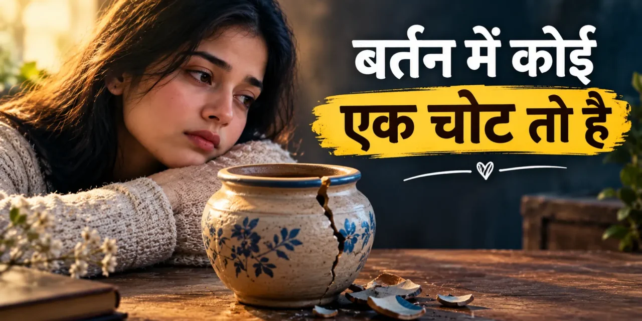 बर्तन में कोई एक चोट तो है | भावुक हिंदी लेख