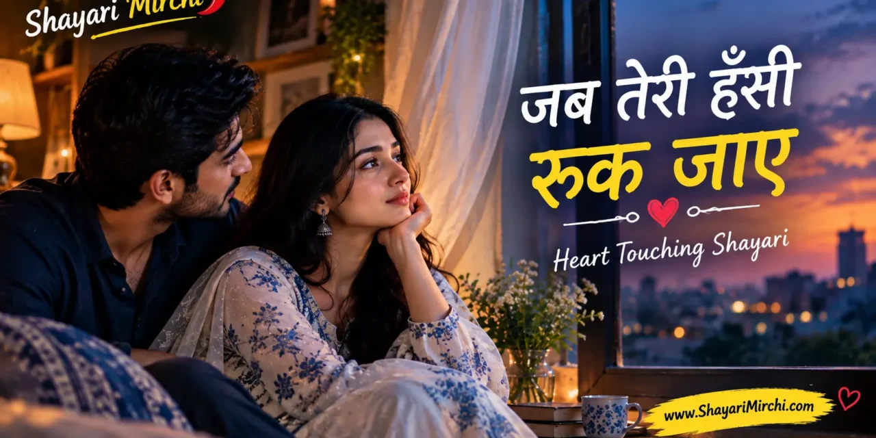 जब तेरी हँसी रुक जाए – Heart Touching Shayari