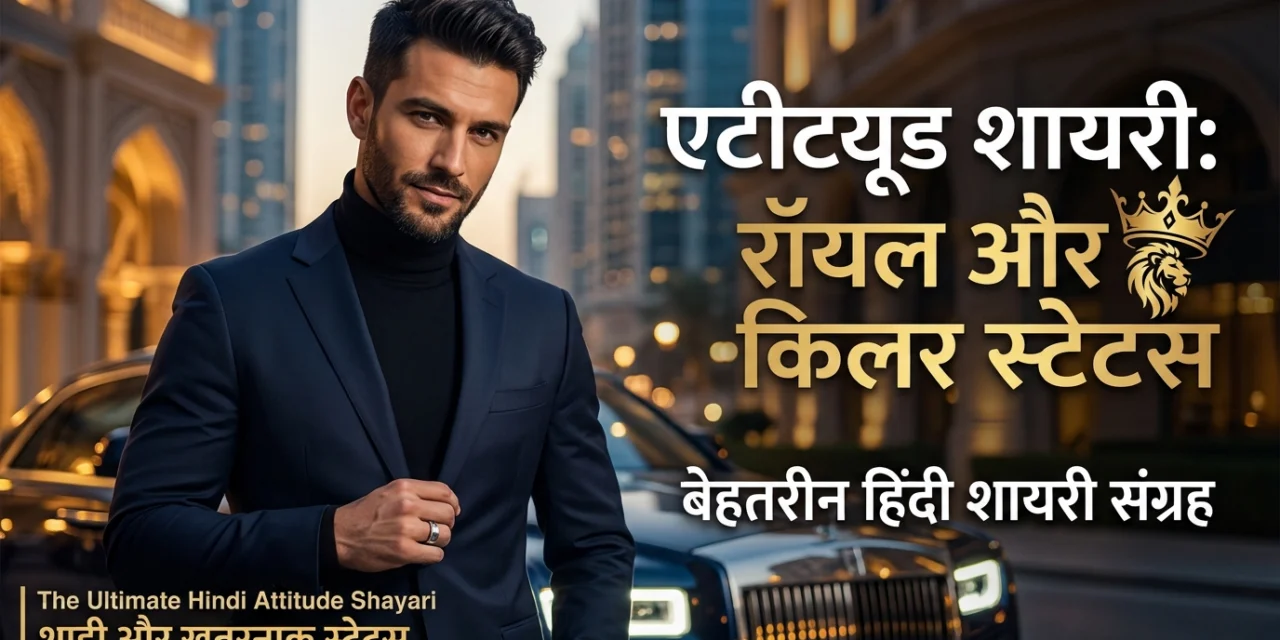 Attitude Shayari in Hindi: Royal & Killer Status